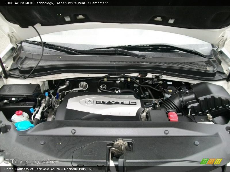 Aspen White Pearl / Parchment 2008 Acura MDX Technology