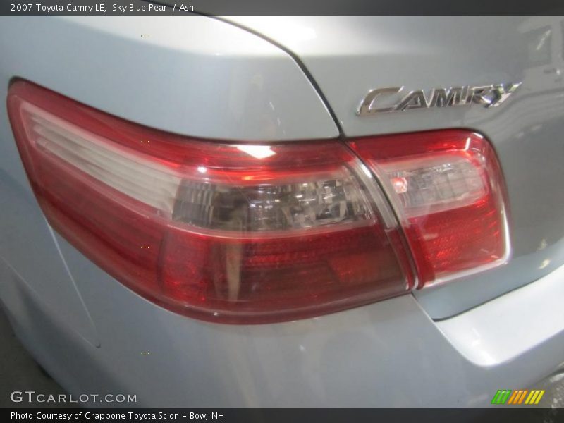 Sky Blue Pearl / Ash 2007 Toyota Camry LE