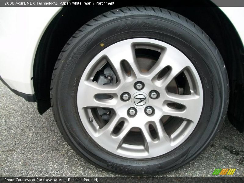 Aspen White Pearl / Parchment 2008 Acura MDX Technology