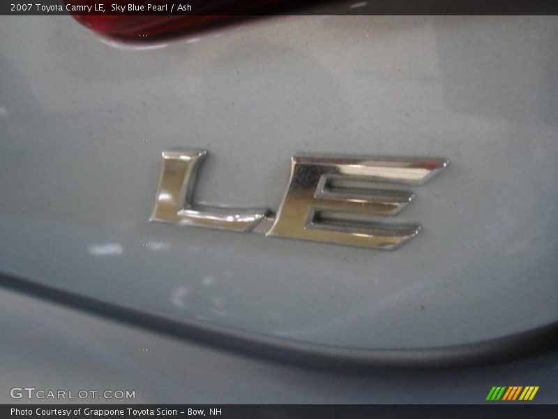 Sky Blue Pearl / Ash 2007 Toyota Camry LE
