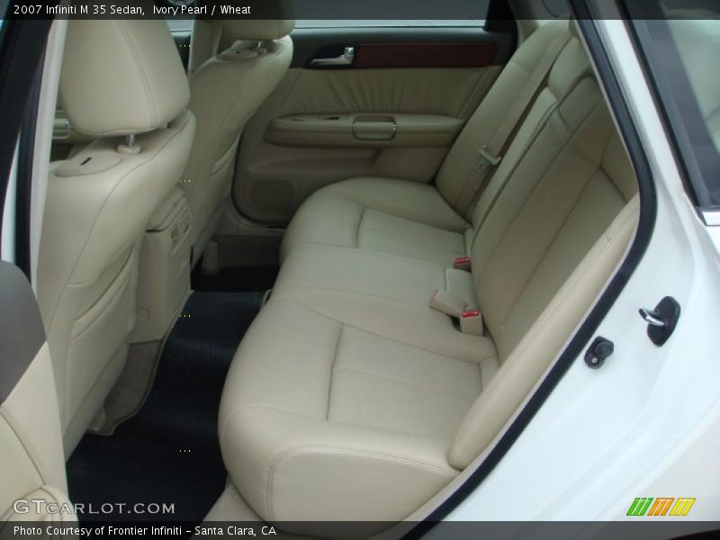Ivory Pearl / Wheat 2007 Infiniti M 35 Sedan