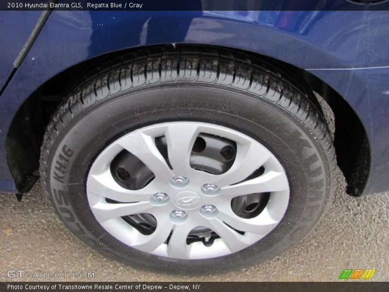Regatta Blue / Gray 2010 Hyundai Elantra GLS