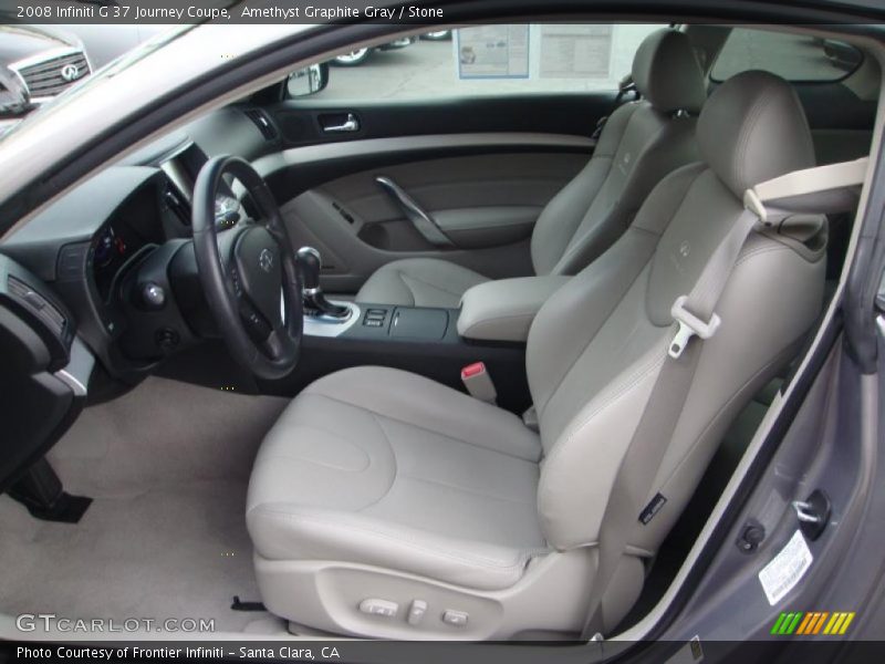  2008 G 37 Journey Coupe Stone Interior