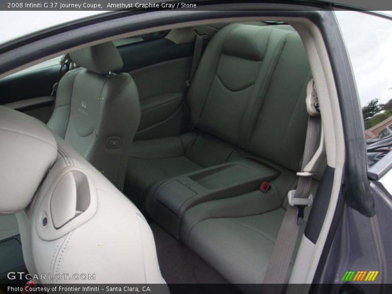 Amethyst Graphite Gray / Stone 2008 Infiniti G 37 Journey Coupe