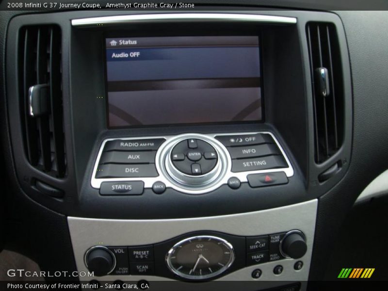 Amethyst Graphite Gray / Stone 2008 Infiniti G 37 Journey Coupe