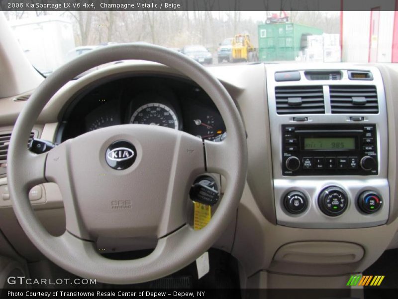 Champagne Metallic / Beige 2006 Kia Sportage LX V6 4x4