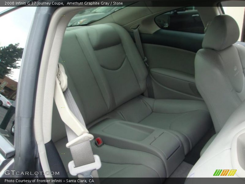 Amethyst Graphite Gray / Stone 2008 Infiniti G 37 Journey Coupe