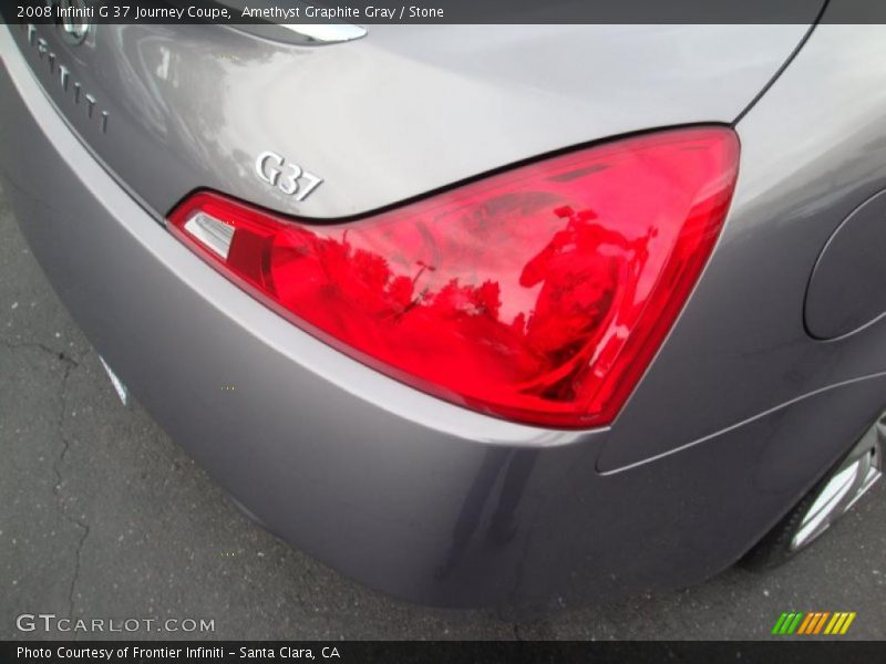 Amethyst Graphite Gray / Stone 2008 Infiniti G 37 Journey Coupe