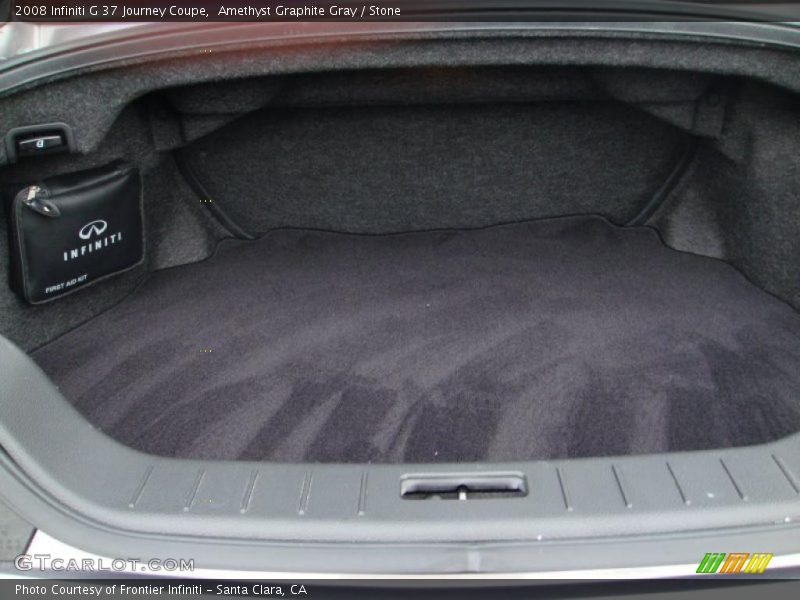 Amethyst Graphite Gray / Stone 2008 Infiniti G 37 Journey Coupe