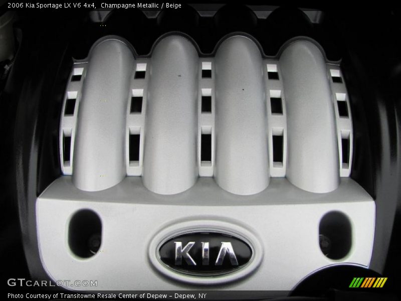Champagne Metallic / Beige 2006 Kia Sportage LX V6 4x4
