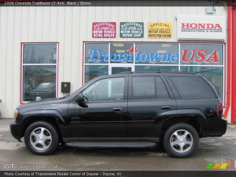 Black / Ebony 2008 Chevrolet TrailBlazer LT 4x4