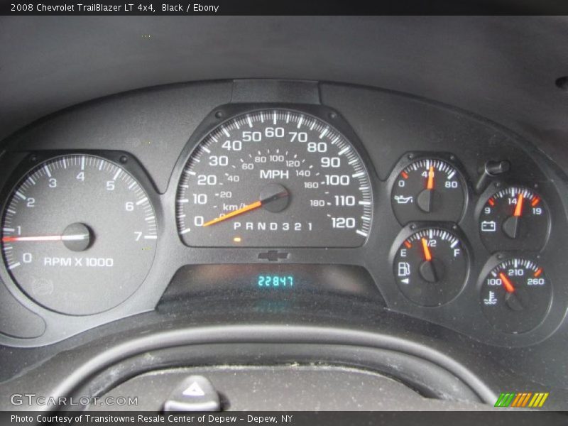 Black / Ebony 2008 Chevrolet TrailBlazer LT 4x4