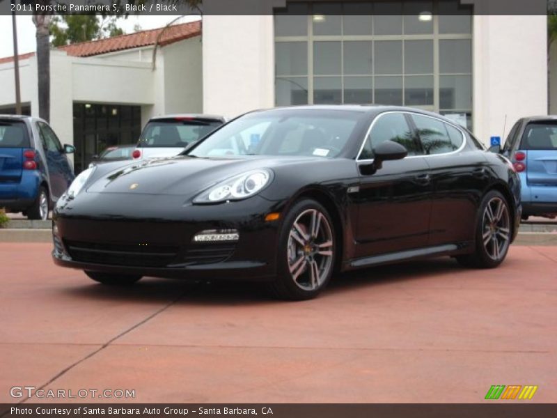 Front 3/4 View of 2011 Panamera S