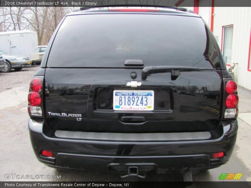 Black / Ebony 2008 Chevrolet TrailBlazer LT 4x4