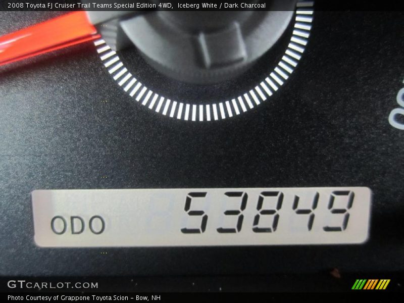 Iceberg White / Dark Charcoal 2008 Toyota FJ Cruiser Trail Teams Special Edition 4WD