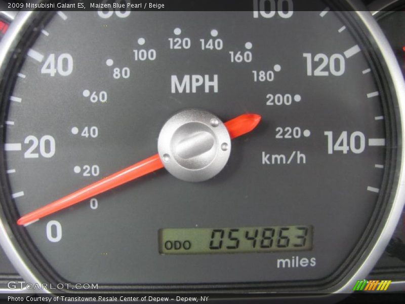 Maizen Blue Pearl / Beige 2009 Mitsubishi Galant ES