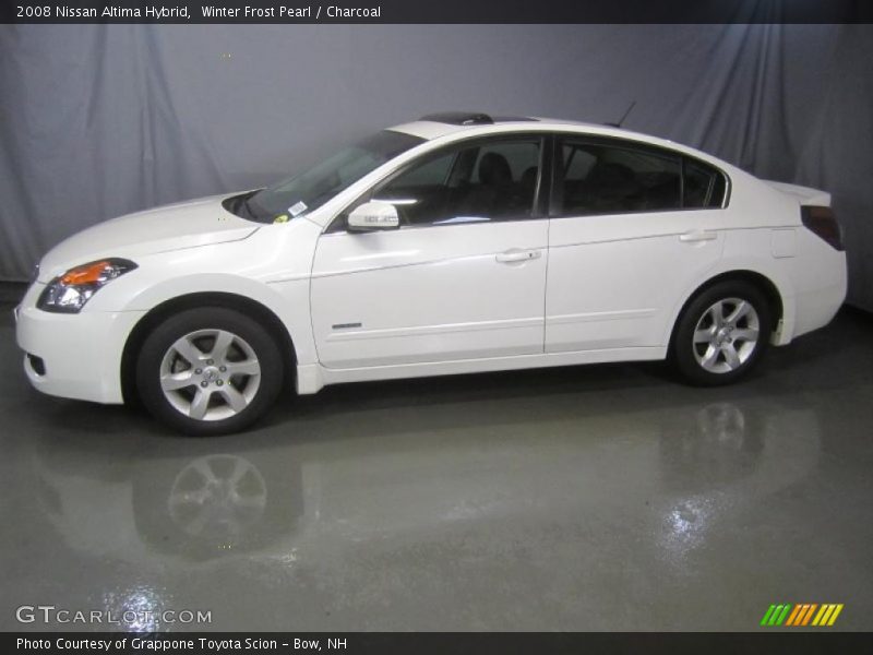 Winter Frost Pearl / Charcoal 2008 Nissan Altima Hybrid