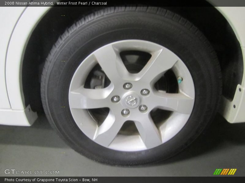 Winter Frost Pearl / Charcoal 2008 Nissan Altima Hybrid