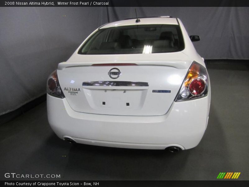 Winter Frost Pearl / Charcoal 2008 Nissan Altima Hybrid