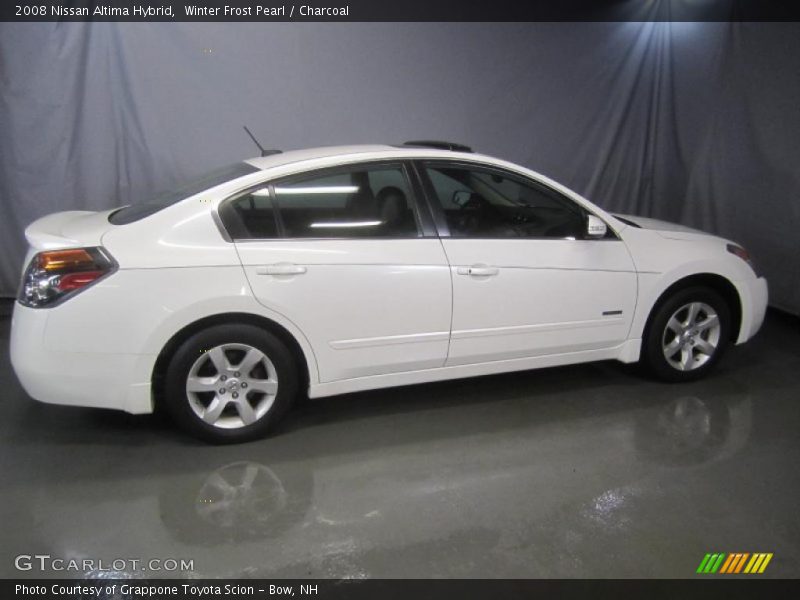 Winter Frost Pearl / Charcoal 2008 Nissan Altima Hybrid