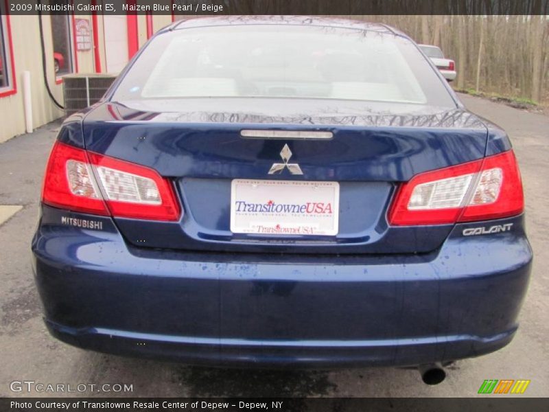 Maizen Blue Pearl / Beige 2009 Mitsubishi Galant ES