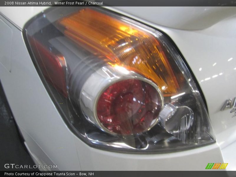 Winter Frost Pearl / Charcoal 2008 Nissan Altima Hybrid