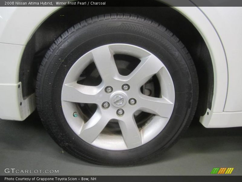Winter Frost Pearl / Charcoal 2008 Nissan Altima Hybrid