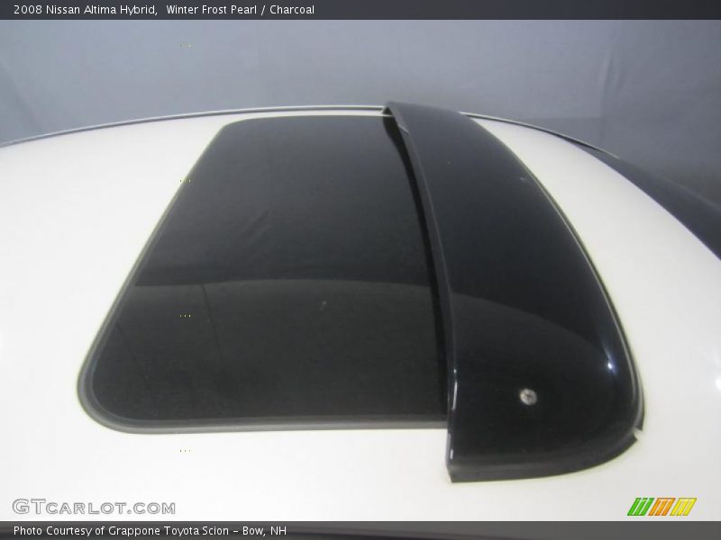 Winter Frost Pearl / Charcoal 2008 Nissan Altima Hybrid