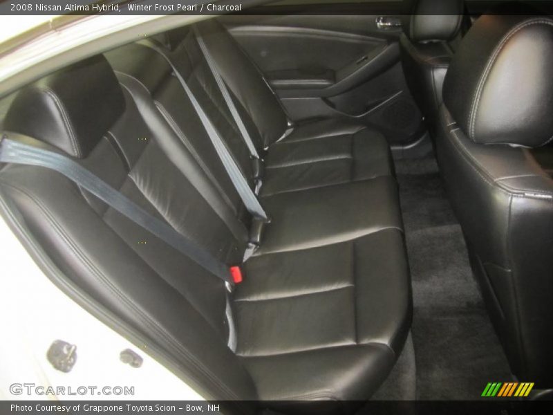 Winter Frost Pearl / Charcoal 2008 Nissan Altima Hybrid
