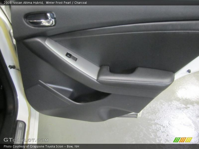 Winter Frost Pearl / Charcoal 2008 Nissan Altima Hybrid