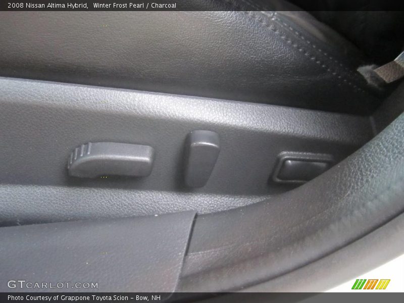 Winter Frost Pearl / Charcoal 2008 Nissan Altima Hybrid