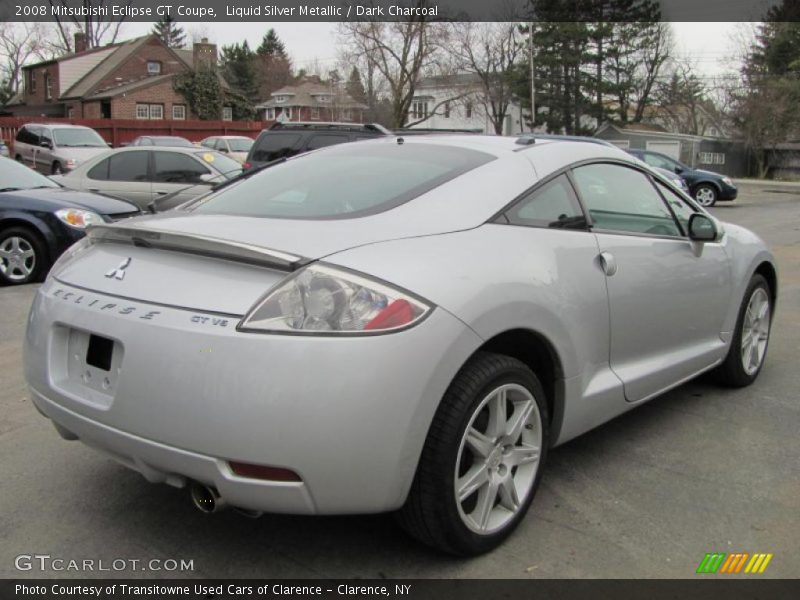 Liquid Silver Metallic / Dark Charcoal 2008 Mitsubishi Eclipse GT Coupe