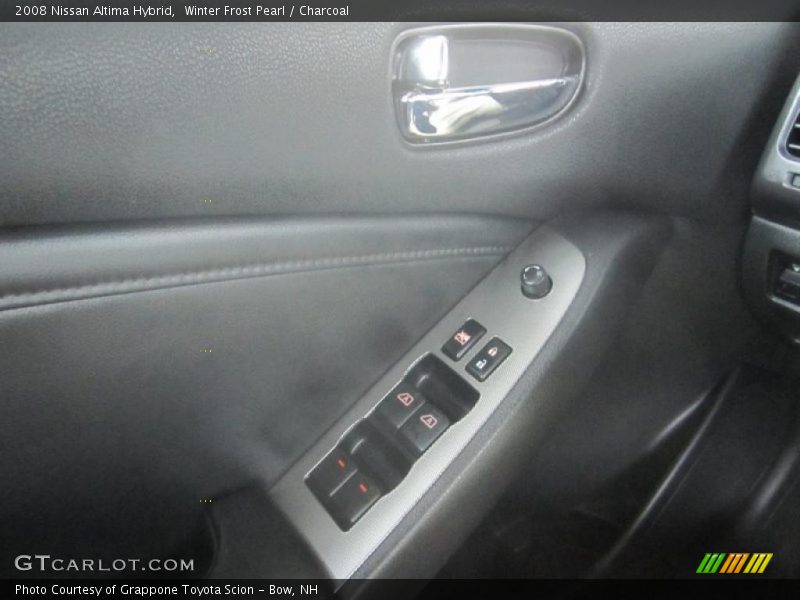 Winter Frost Pearl / Charcoal 2008 Nissan Altima Hybrid