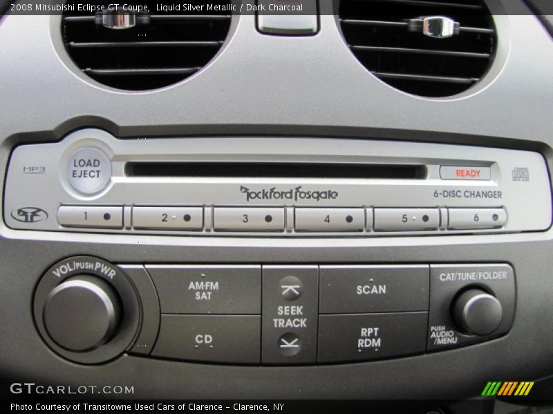Controls of 2008 Eclipse GT Coupe
