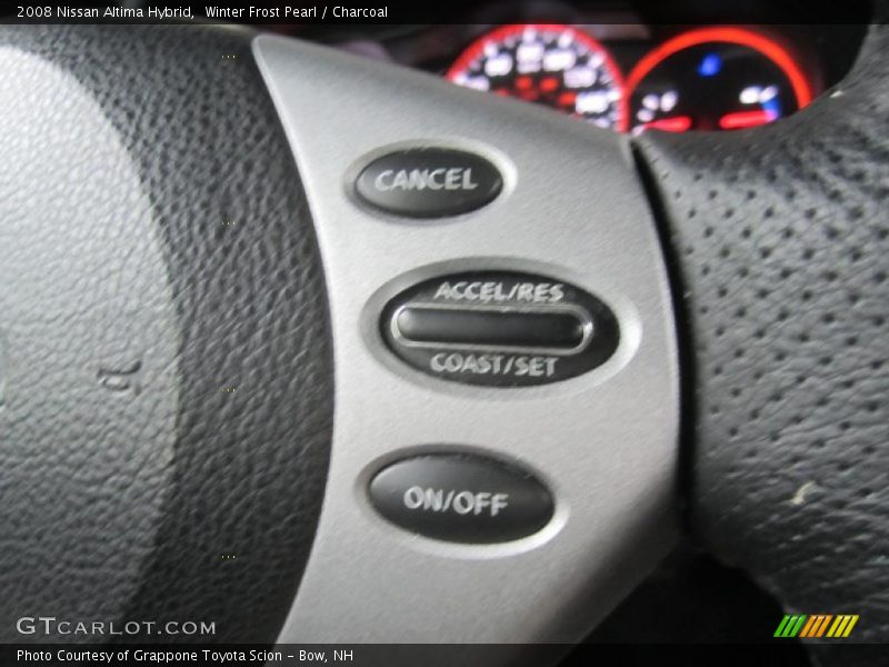 Winter Frost Pearl / Charcoal 2008 Nissan Altima Hybrid