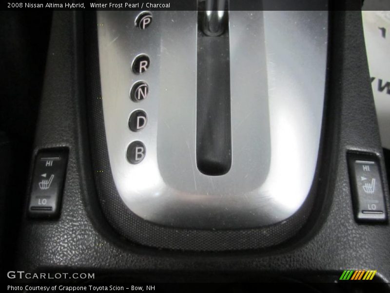 Winter Frost Pearl / Charcoal 2008 Nissan Altima Hybrid