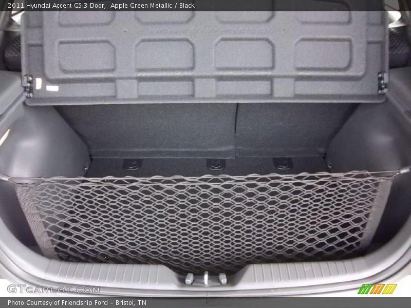 Apple Green Metallic / Black 2011 Hyundai Accent GS 3 Door