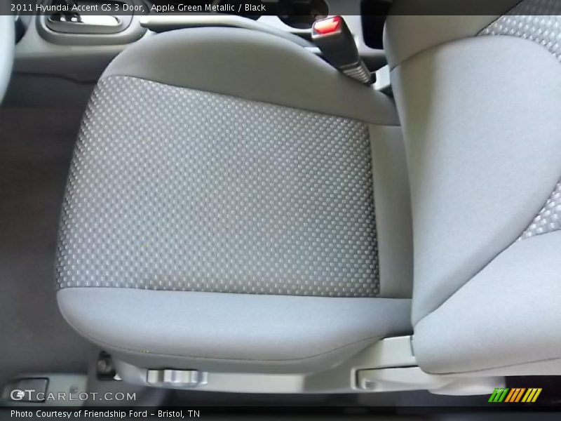 Apple Green Metallic / Black 2011 Hyundai Accent GS 3 Door