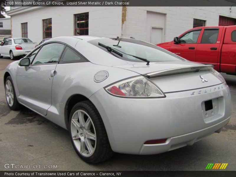 Liquid Silver Metallic / Dark Charcoal 2008 Mitsubishi Eclipse GT Coupe