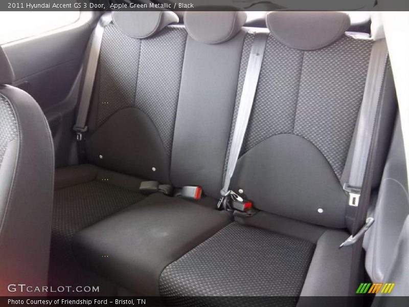  2011 Accent GS 3 Door Black Interior