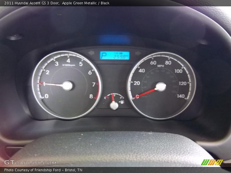  2011 Accent GS 3 Door GS 3 Door Gauges