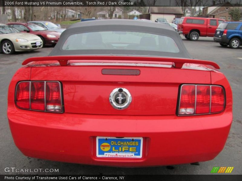 Torch Red / Dark Charcoal 2006 Ford Mustang V6 Premium Convertible