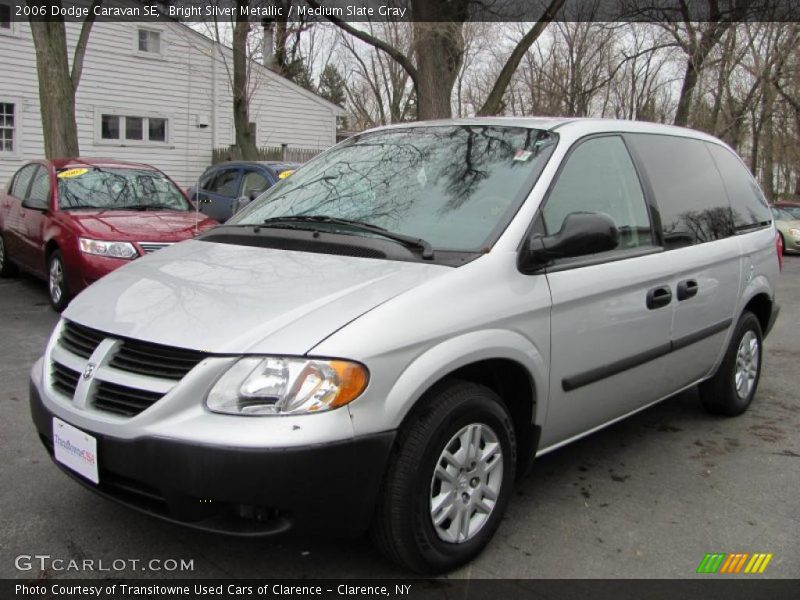 Bright Silver Metallic / Medium Slate Gray 2006 Dodge Caravan SE