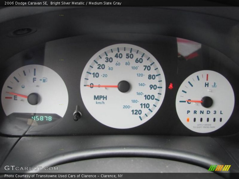 Bright Silver Metallic / Medium Slate Gray 2006 Dodge Caravan SE