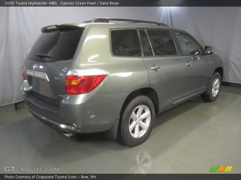 Cypress Green Pearl / Sand Beige 2008 Toyota Highlander 4WD