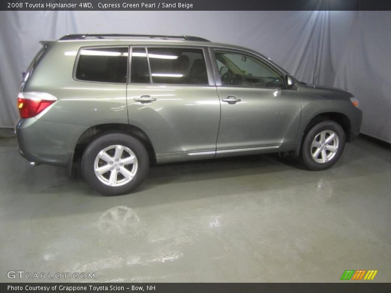 Cypress Green Pearl / Sand Beige 2008 Toyota Highlander 4WD