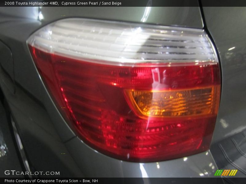 Cypress Green Pearl / Sand Beige 2008 Toyota Highlander 4WD