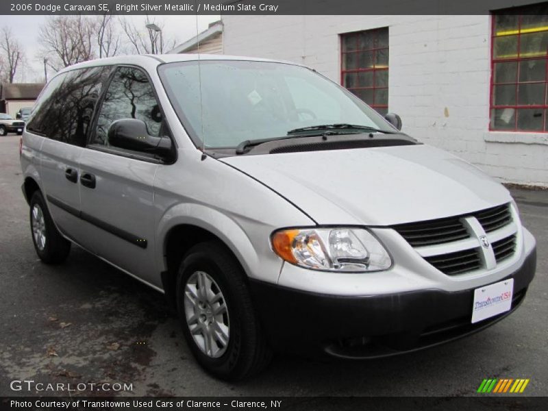 Bright Silver Metallic / Medium Slate Gray 2006 Dodge Caravan SE