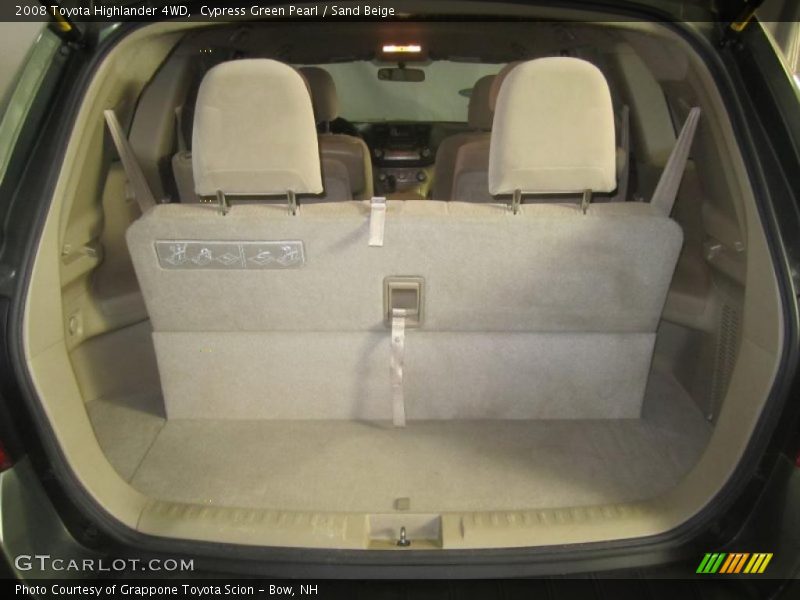 Cypress Green Pearl / Sand Beige 2008 Toyota Highlander 4WD