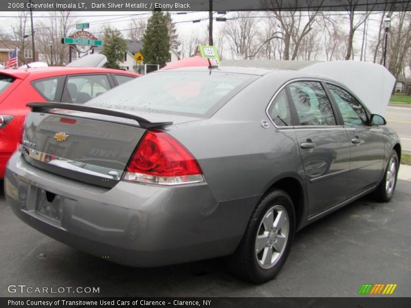 Dark Silver Metallic / Ebony Black 2008 Chevrolet Impala LT